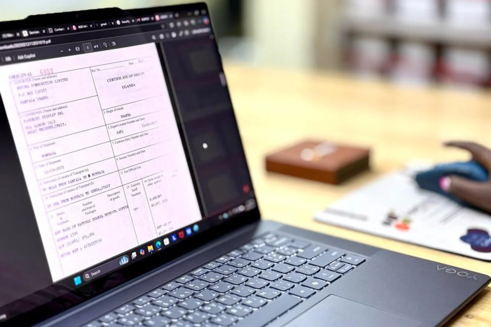 GREEN COFFEE EXPORT DOCUMENTATION.